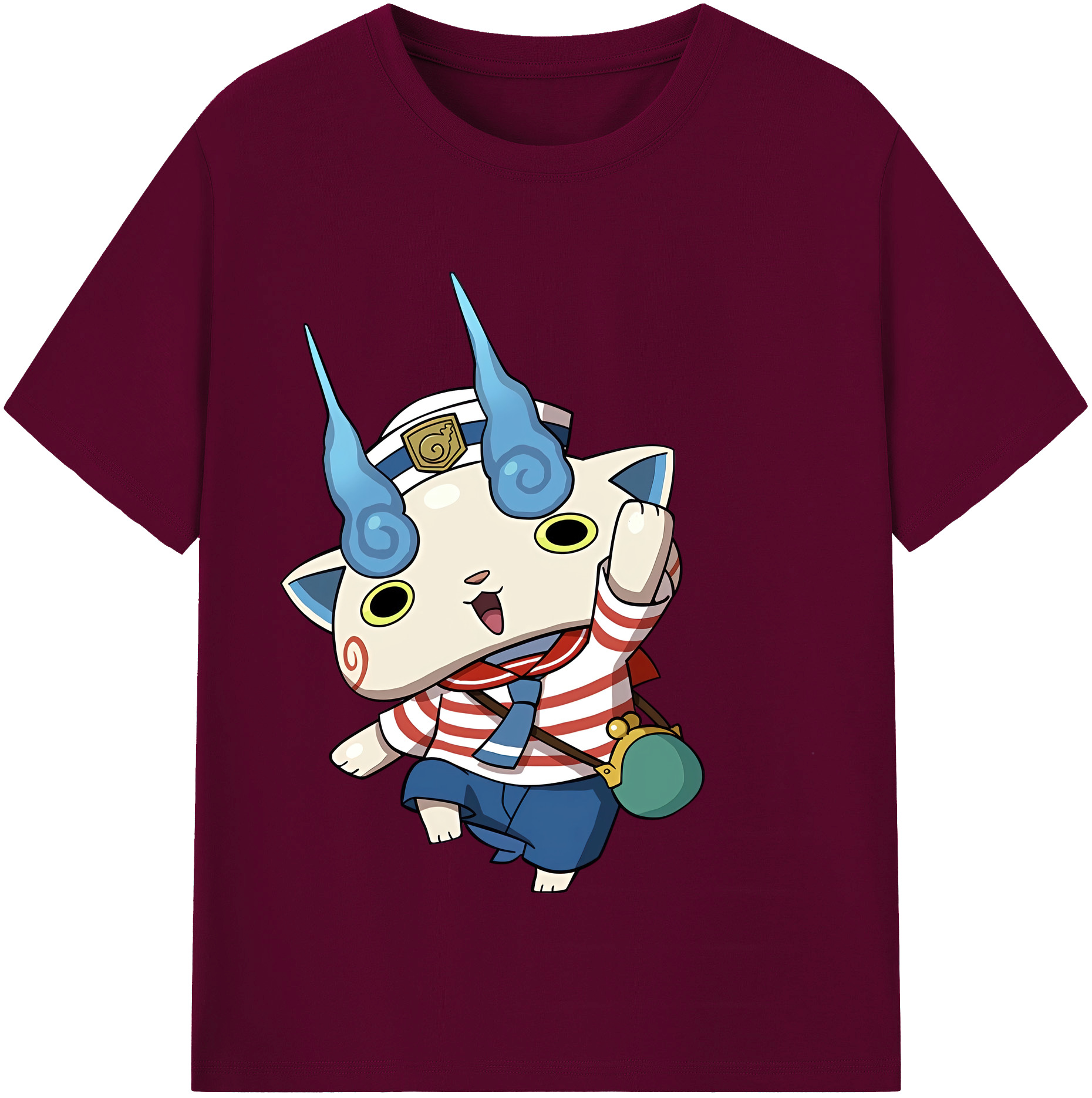 （画像用） 妖怪ウォッチ Yo-kai Watch レディースカジュアルプリントTシャツ（綿100％）